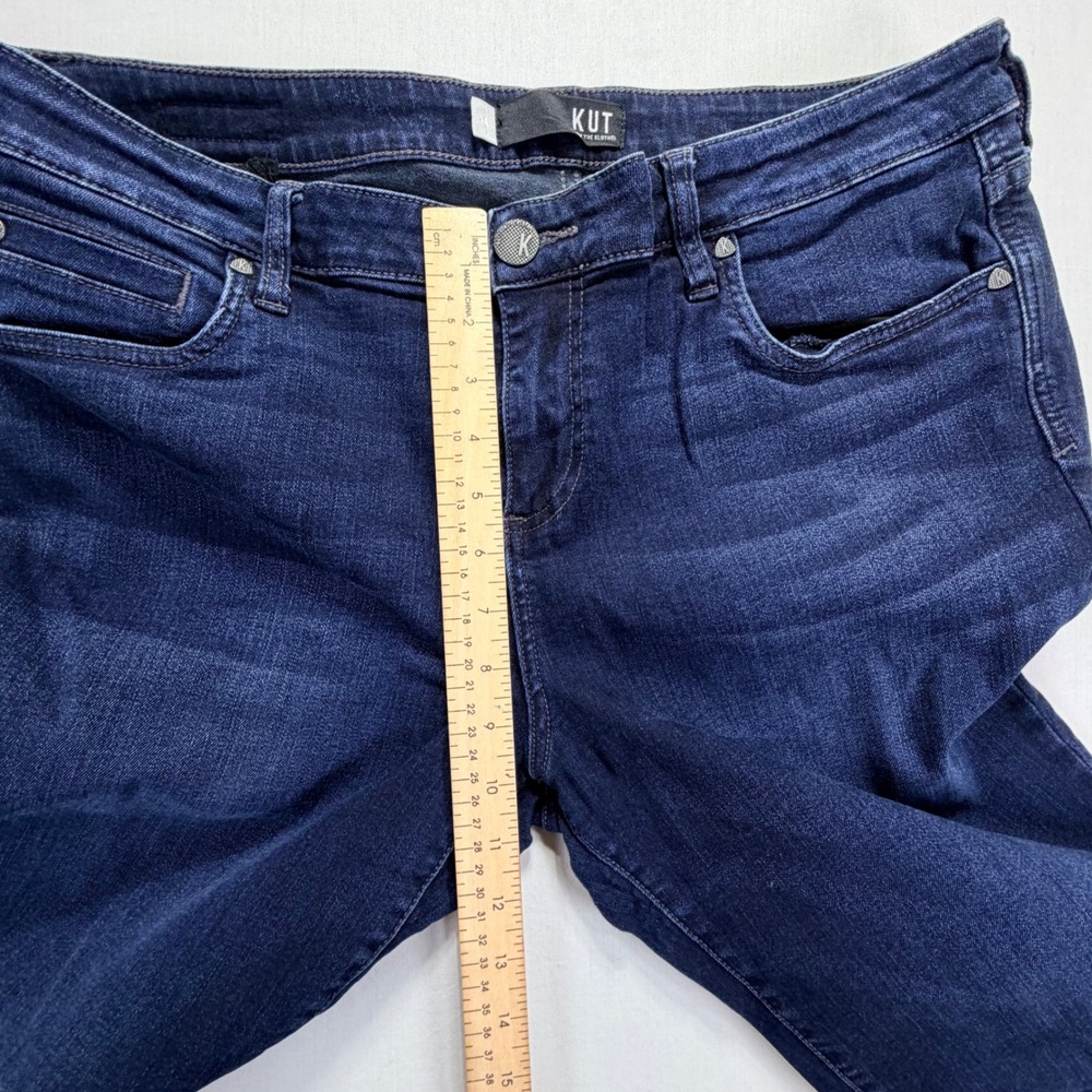 KUT from the Kloth Diana Skinny‎ Jeans Dark Wash Size 14 - Picture 7 of 8